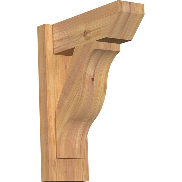 Ekena Millwork Funston Slat Smooth Outlooker, Western Red Cedar, 5 1/2"W x 14"D x 18"H OUT06X14X18FST06SWR - main